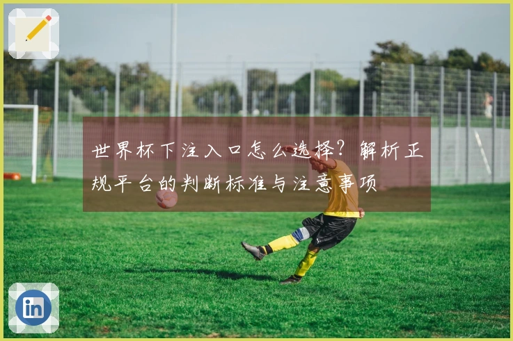 世界杯下注入口怎么选择？解析正规平台的判断标准与注意事项